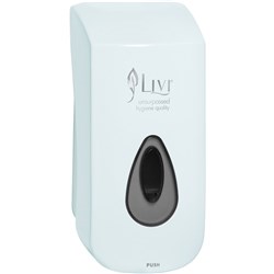 Livi Activ Soap And Sanitiser Dispenser System 1 Litre White