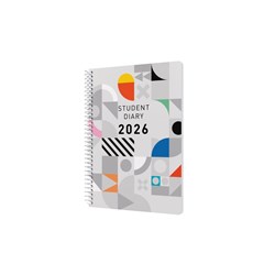 Collins Colplan Student Diary A5 Week To View Spiral Bound Geo Triangle