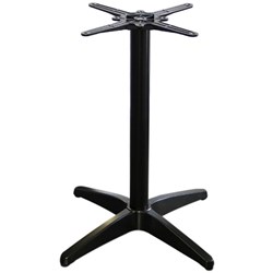 Astoria Hospitality Table Base  Suits Top Size Up To 800W x 800mmD Square Black