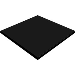 SM France Square Table Top Indoor Outdoor Use 600W x 600mmD Black