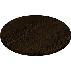 SM France Round Table Top Indoor Outdoor Use 600mm Diameter Wenge