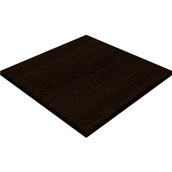 SM France Square Table Top Indoor Outdoor Use 600W x 600mmD Wenge