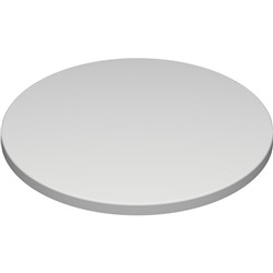 SM France Round Table Top Indoor Outdoor Use 600mm Diameter White