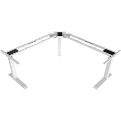 Elevar Vision 3 Motor 90 - 180 Degree Electric Sit-Stand Desk Frame Only White