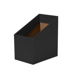 Visionchart Creative Kids Cardboard Book Box Black Pack of 5