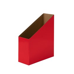 Visionchart Creative Kids Cardboard Magazine Box Red Pack of 5