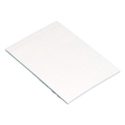 Writer A4 Recycled Pad Ruled 80 Sheet White