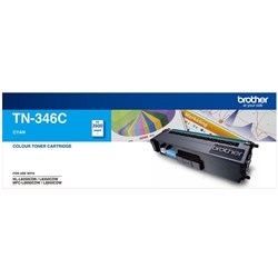 Brother TN-346C Toner Cartridge High Yield Cyan