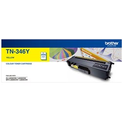 Brother TN-346Y Toner Cartridge High Yield Yellow