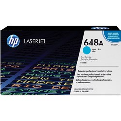 HP 648A LaserJet Toner Cartridge Cyan CE261A