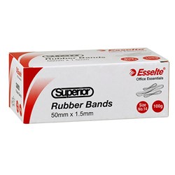 Esselte Superior Rubber Bands Size 14 Box 100gm