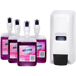 Northfork Foaming Hand Wash Starter Pack With Dispenser And Cartridges