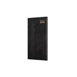 Debden Kyoto Slimline Diary B6/7 Week To View Black